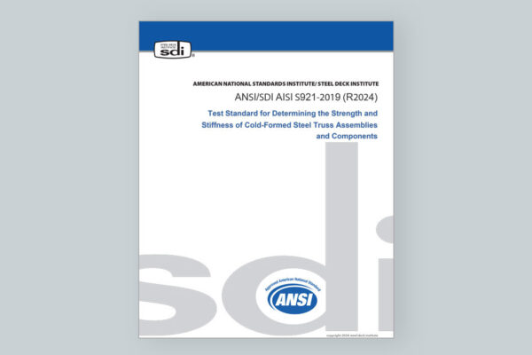 ANSI/SDI AISI S921-19 (R2024)